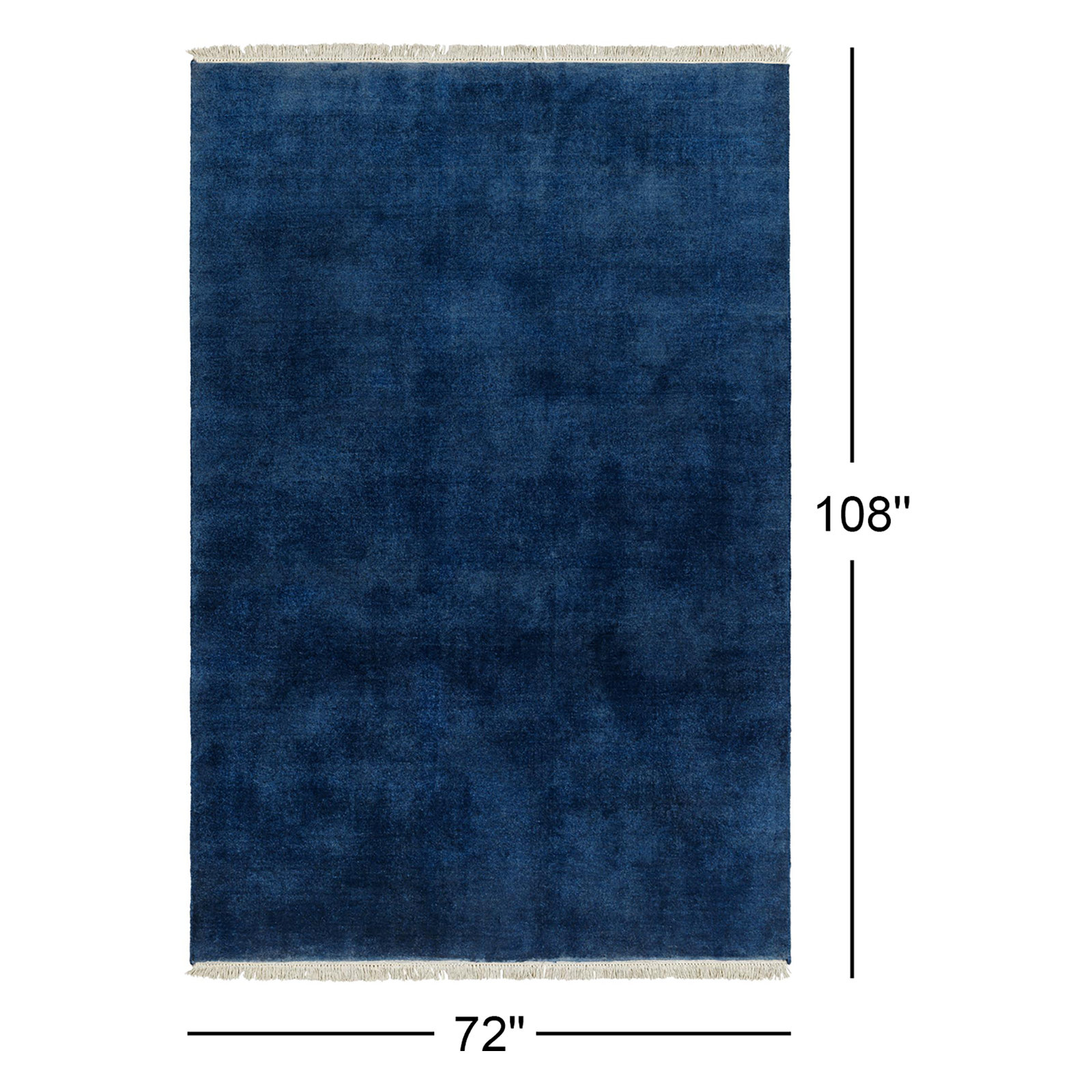 Clio Hand-Loomed Cream Wool Rug, Rectangle 6' x 9'