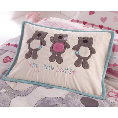 My Little Bears Embellished Cushion