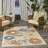 Shila  Ivory Rose Outdoor Rug-2088566134