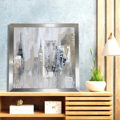 " Bay City Reflection " by Nan Painting Print
