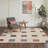 Liadan Vectra Modern Machine Washable Beige Indoor Area Rug with Non-Slip Backing-645421900