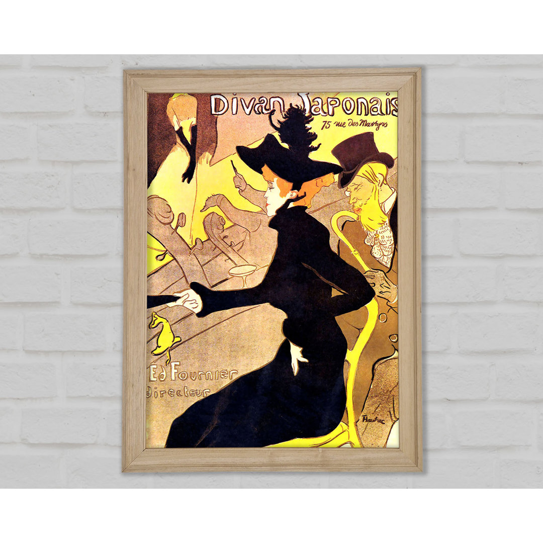 Toulouse Lautrec Diva Japonais - Einzelner Bilderrahmen Kunstdrucke