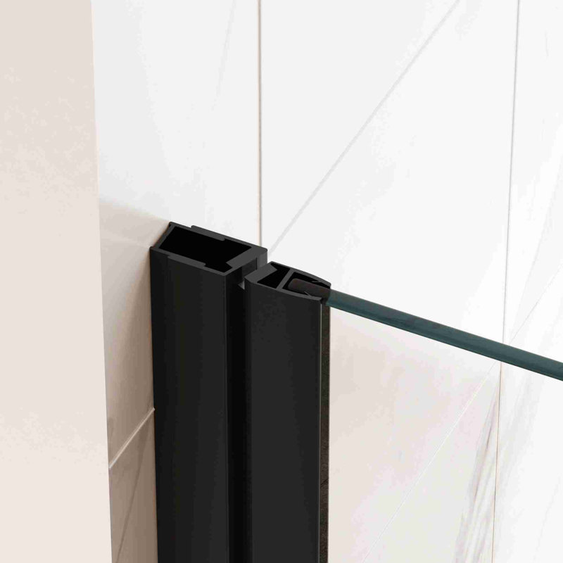Porte de douche pivotante universelle à gauche et à droite