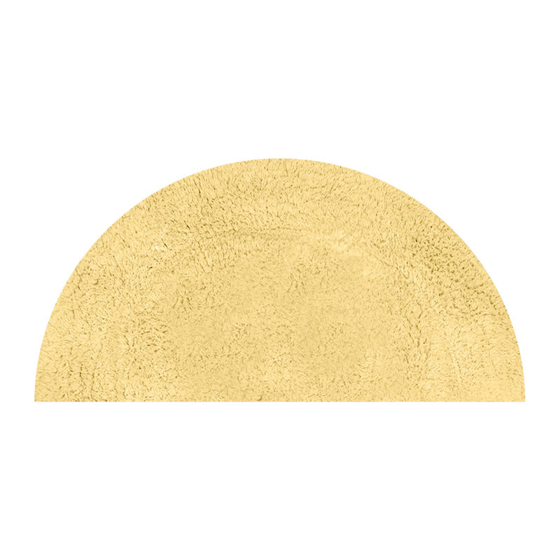 Candeloro Slice Bath Rug 17"x30", Yellow