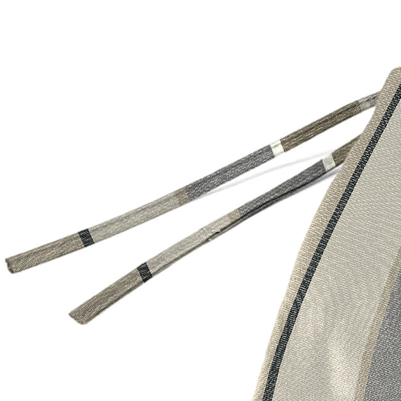 48" x 18" Outdoor Bench Cushion with Ties, Milano Char