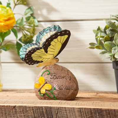 Pierre de jardin solaire Butterfly