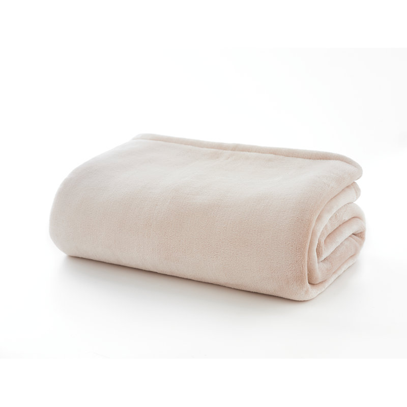 Plain Weave / Muslin Throw Blanket, Pink