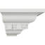 Coin extérieur pour moulure couronnée Dentil P 2 3/4 "x H 2 3/4"