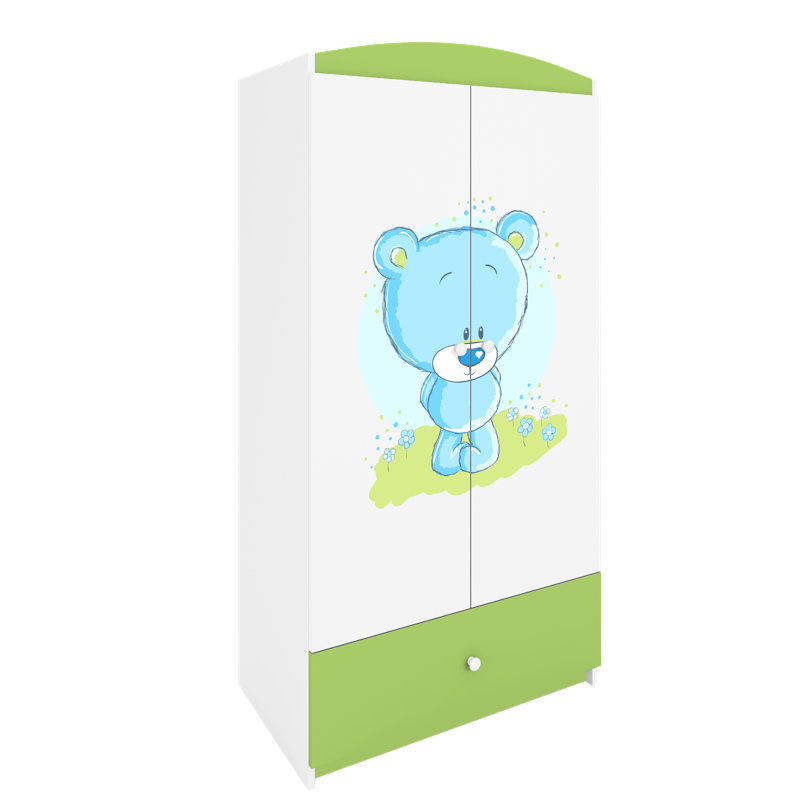 Cieran 2 Door Wardrobe, Lime Green