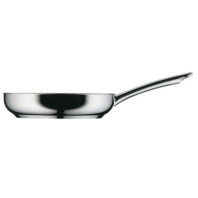 WMF Profi Bratpfanne 28 Cm Induktion, Edelstahlpfanne Unbeschichtet, Cromargan Edelstahl, Backofenfest