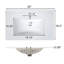 30" Single Bathroom Vanity With Ceramic Top-1301395516