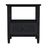 Flagstaff 1-Drawer Cane Nightstand