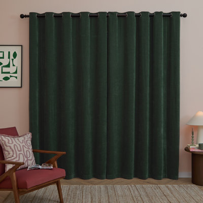 Soft Chenille Blackout Curtain Panel Pair
