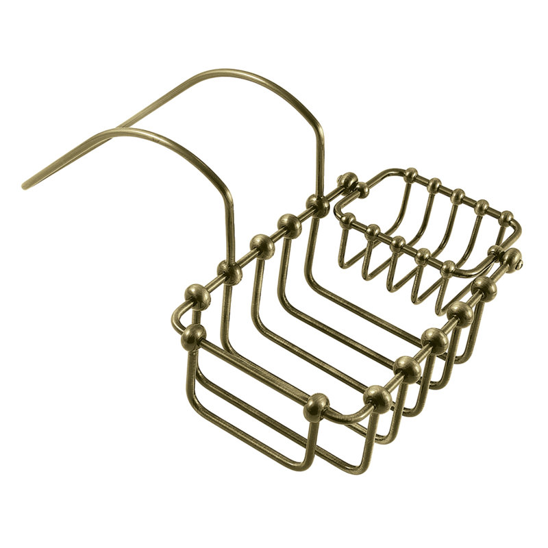 Porte-savon pivotant, Laiton antique