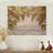Golden Cream Palms Reunion IV - Palms & Palm Trees Wood Print - On Natural Pine Wood-2078683812