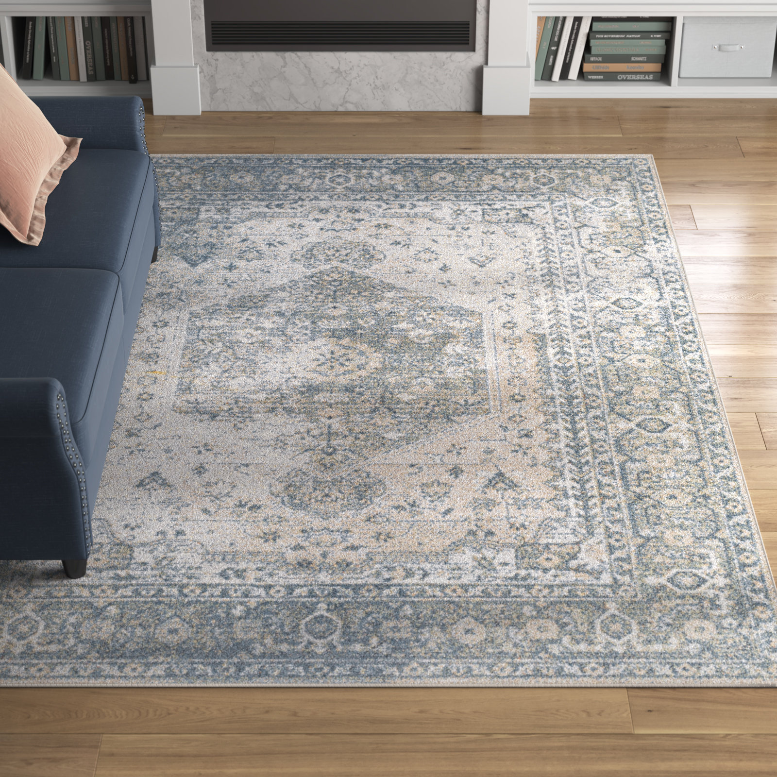 Amelie Sage Washable Accent Rug, 2x3