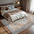 GLN Rugs Vintage Collection - Machine Washable Area Rug, Vintage Washable Rug, Non Slip Area Rug, Low Pile Living Room Rug, Bedroom Rug, Bathroom Rug - Easy Clean (Beige and Blue Rug)-66446174