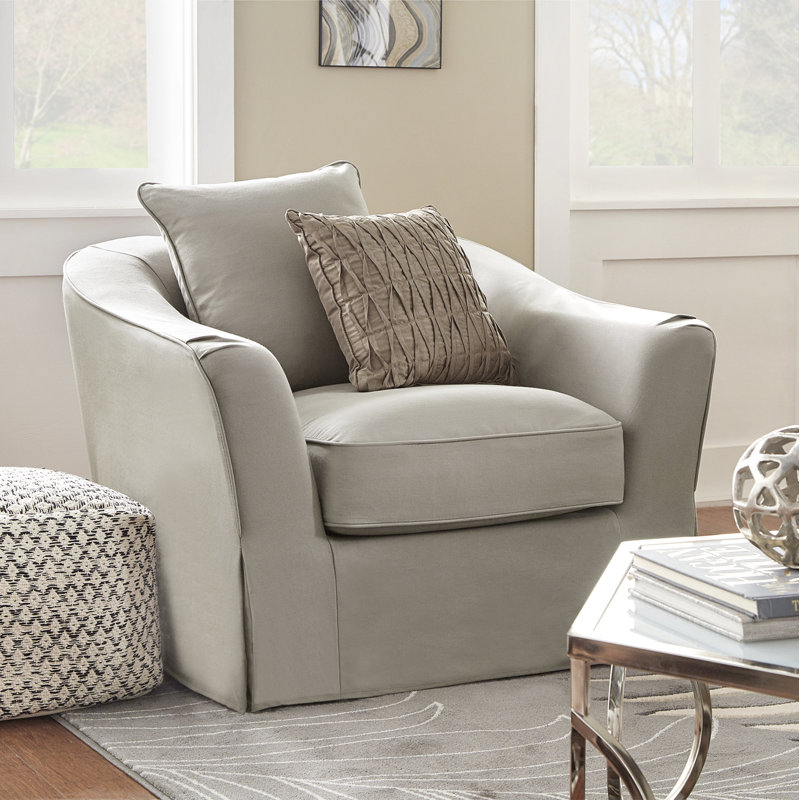 Azarion Barrel Chair, Gray