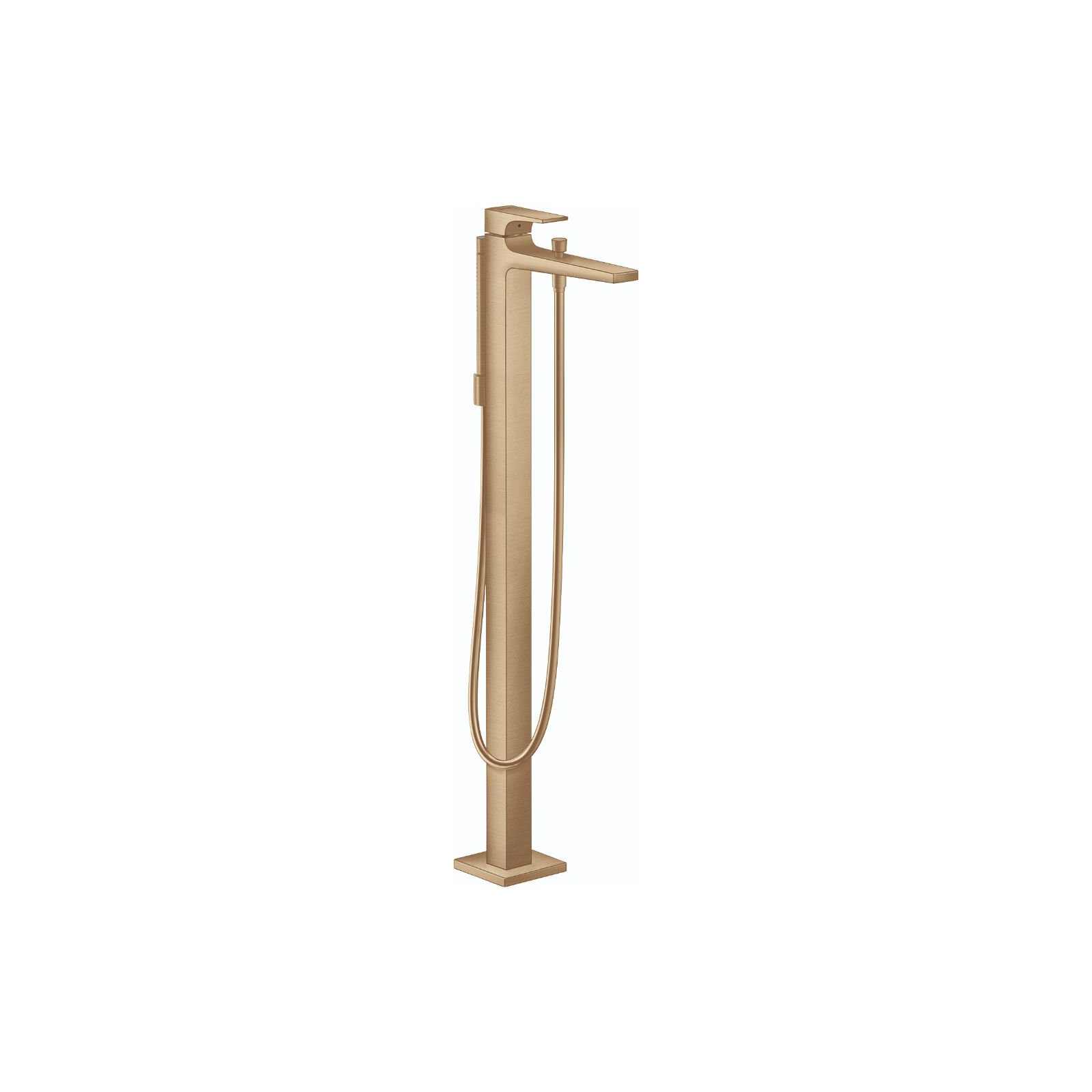 Metropol Freestanding Tub Filler Trim with Lever Handle and 1.75 GPM Handshower Trim Set Only, Brushed Bronze