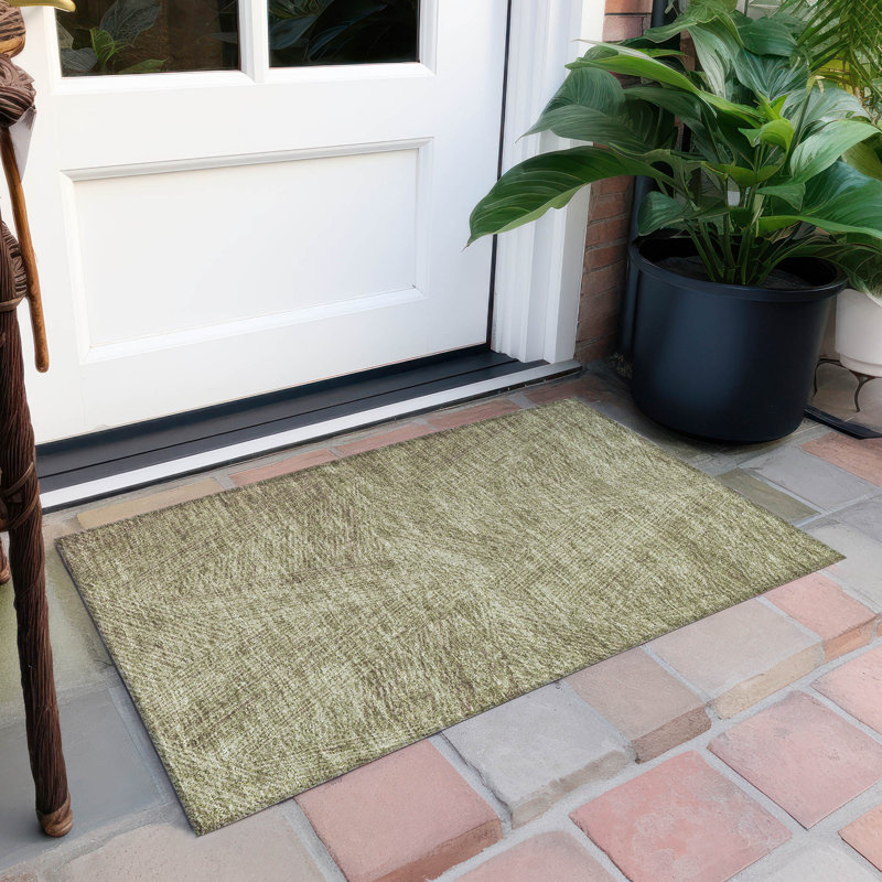  Chayden Indoor/Outdoor Chantille ACN991 Gray Area Rug, Rectangle 1'8" x 2'6"