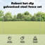 vidaXL Fence with Post Segment Outdoor Barrier Garden Terrace Divider Boundary-114618567
