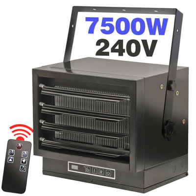 Mondawe 7500W Garage Heater, 25597 BTU, Remote Control, for 750 Sq.Ft