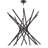 Runo Sputnik Modern Linear Chandelier-86588910