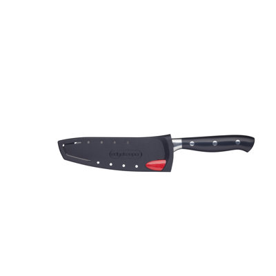 MasterClass Edgekeeper 14cm Hollow Edge Santoku Knife