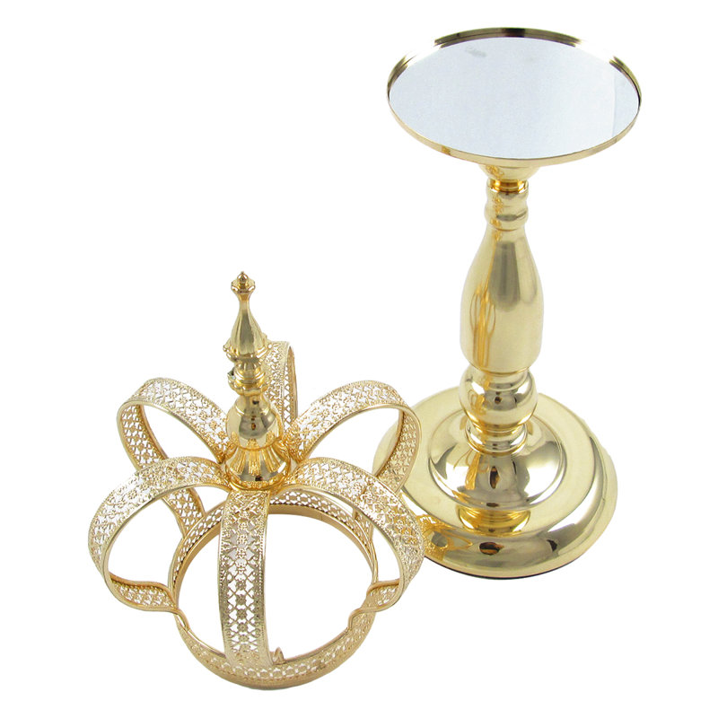Shanon Figurines & Sculptures, Gold, 21.25" H x 7.5" W x 7.5" D