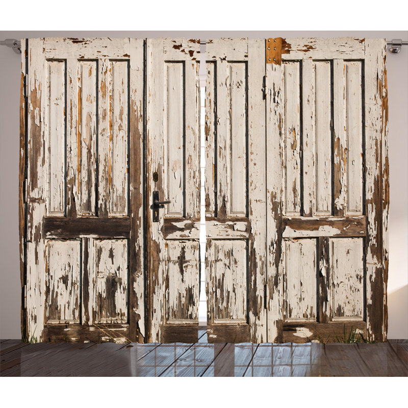 Semi Sheer Sliding Panel Pair, 54" x 108"