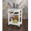 Chariot de cuisine en granit avec tiroir utilitaire et panier Macy-22916604-128495253