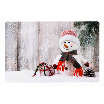 Napperon bonhomme de neige 17,25 po