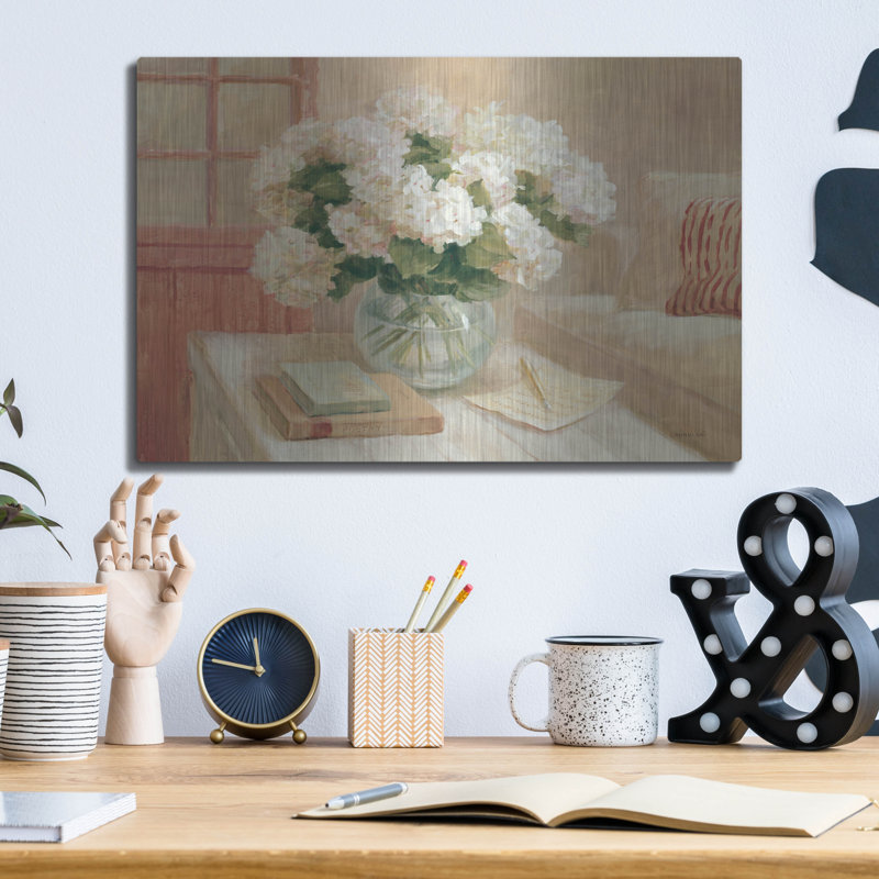 Winston Porter «Garden Room» par Danhui Nai, art mural en métal, H 12 po x l 12 po