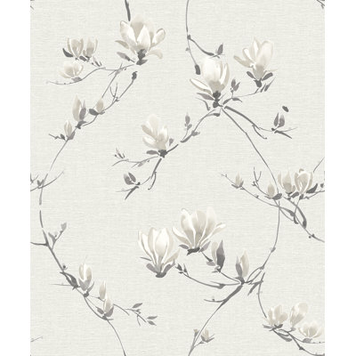 Isla Floral Luxury Textured Vinyl Wallpaper