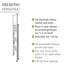 3 - Step Aluminum Lightweight Folding Step Ladder-1216447971