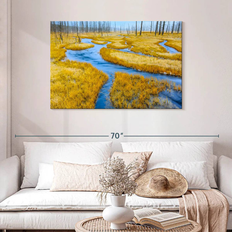 Alvord Yellowstone Frosty Meadow, H 30 po x l 45 po