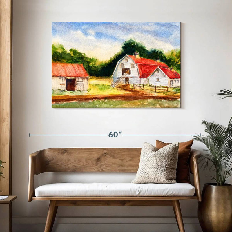 Alvord Barns, 30" H x 45" W