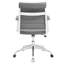 Fauteuil de direction à dossier moyen cannelé Modway Jive-30602576