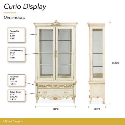 Lighted China Cabinet