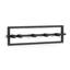 Umbra Cubiko Wall-Mounted Steel Coat Rack with 5 Adjustable Hooks, Black-59287633