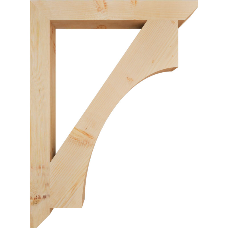 Support en bois Westlake, Sapin de Douglas, H 46 po x l 3,5 po x P 34 po