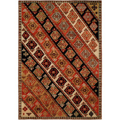 Aalycia Wool Southwestern Area Rug