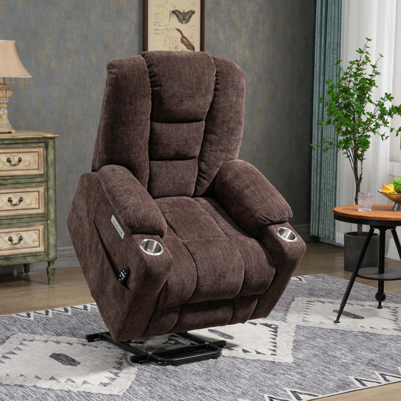 Fauteuils inclinables, Chenille brun