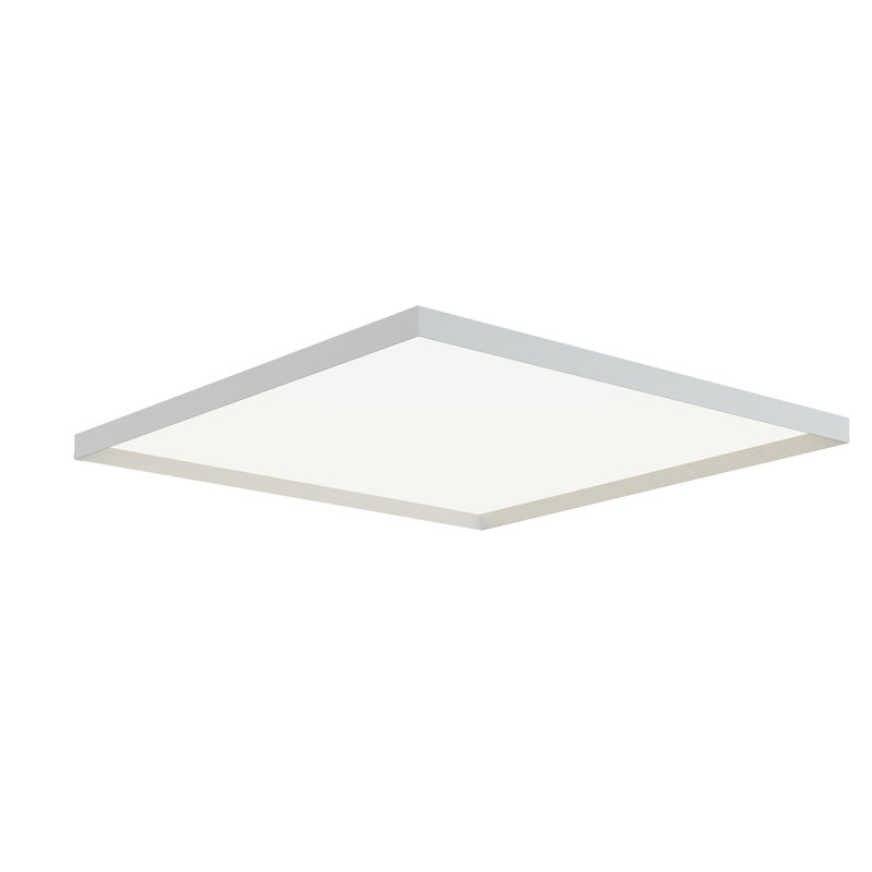 Plafonnier encastré 1 lumière DEL Apollo, Blanc, H 3 po x L 32 po x P 32 po, Lumière directe