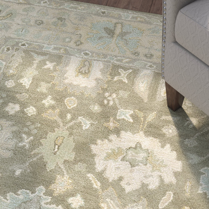 Allenwood Wool Oriental Indoor Rug, Rectangle 7'6" x 9'6"