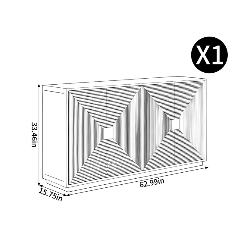 Armoire à chaussures de style américain avec rangement rétro