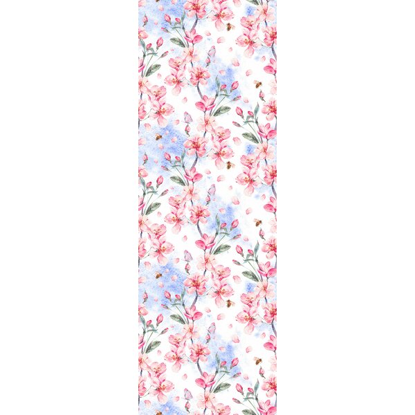 House of Hampton® Coles Peel & Stick Floral Roll | Wayfair