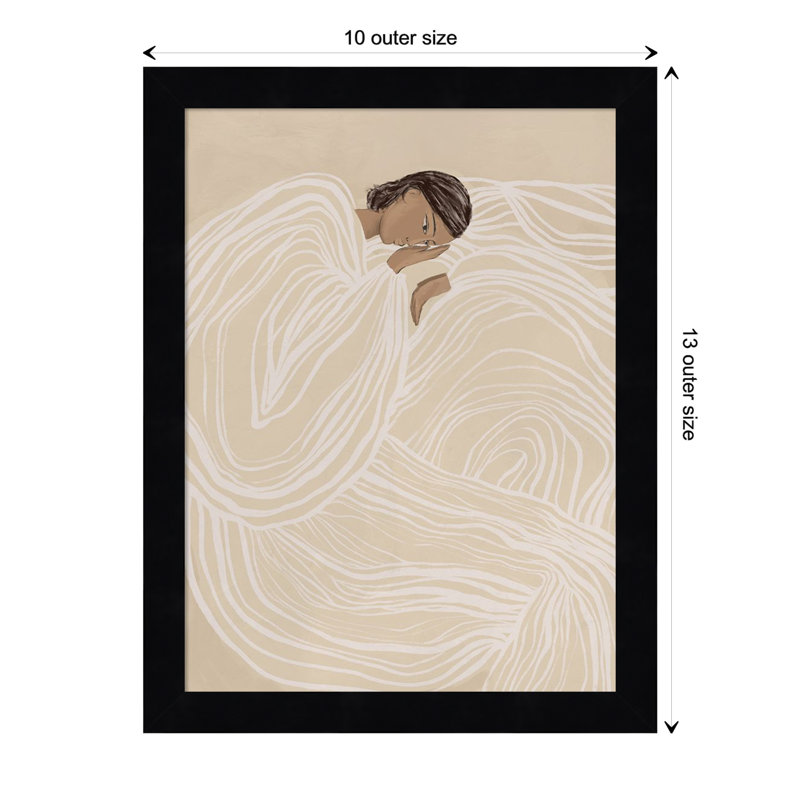 Delilah Dancing by Urban Road, Black, 10" W x 13" H