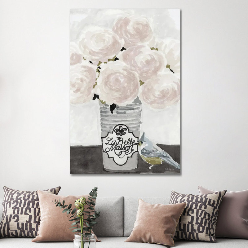 Parisian Pot I by Stellar Design Studio - Painting on Canvas, Wrapped Canvas, 152.5 cm H x 101.5 cm W x 3.175 cm D