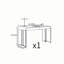 Bureau de style crème-1051370297